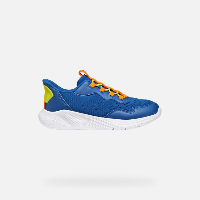 GEOX Sprintye Fast In Boy Royal/orange, Size: 36