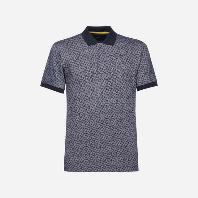 GEOX Polo Man Sky/white, Size: XXL