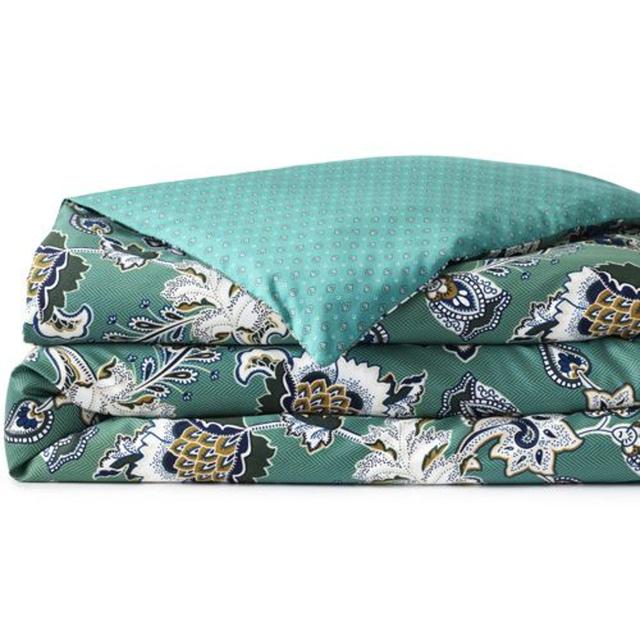 Non-iron Supima Cotton Duvet Cover - Single, Men, size: one size, regular, Blue, Cotton, by Lands' End