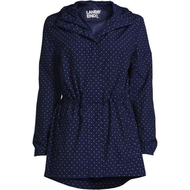 Packable Raincoat, Women, size: 16-18, regular, Blue, Polyester, by Lands' End