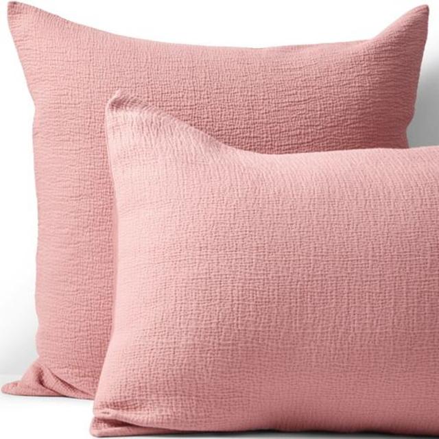 Organic Cotton Rectangular Pillowcase, Men, size: one size, regular, Pink, Cotton, by Lands' End