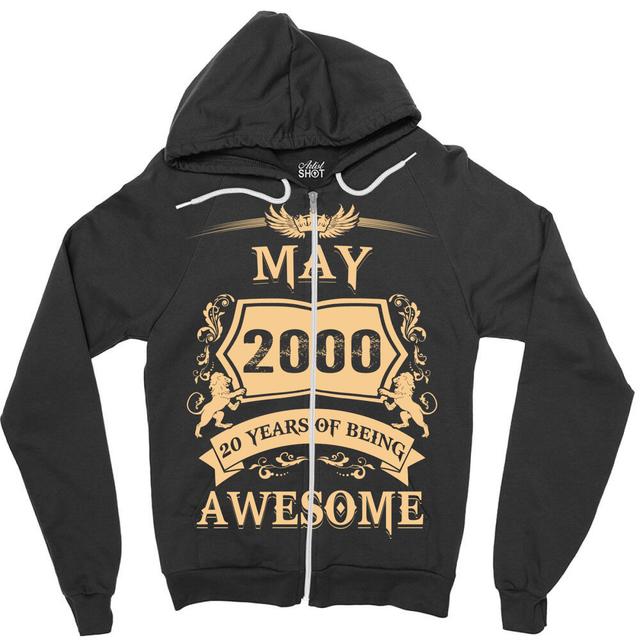 May 2000 20 Years Of Being Awesome 2020 Zipper Hoodie