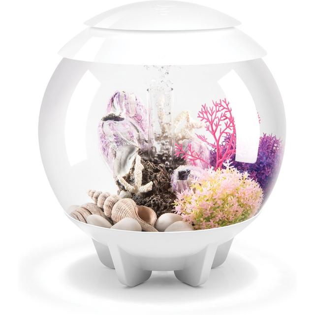 biOrb HALO MCR Aquarium, White, 4-gal