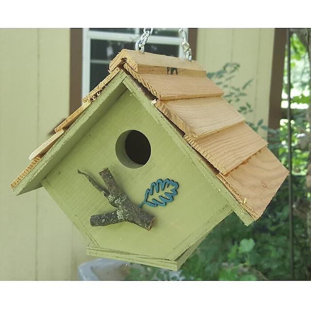 Bird Houses by Mark Chalet Wren Bird House, Sage