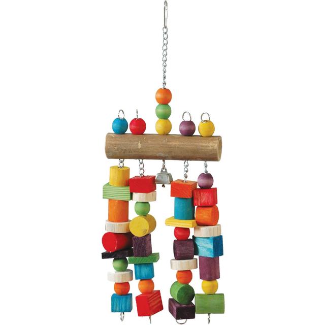 Caitec Featherland Paradise Bamboo Log Bird Toy, Large