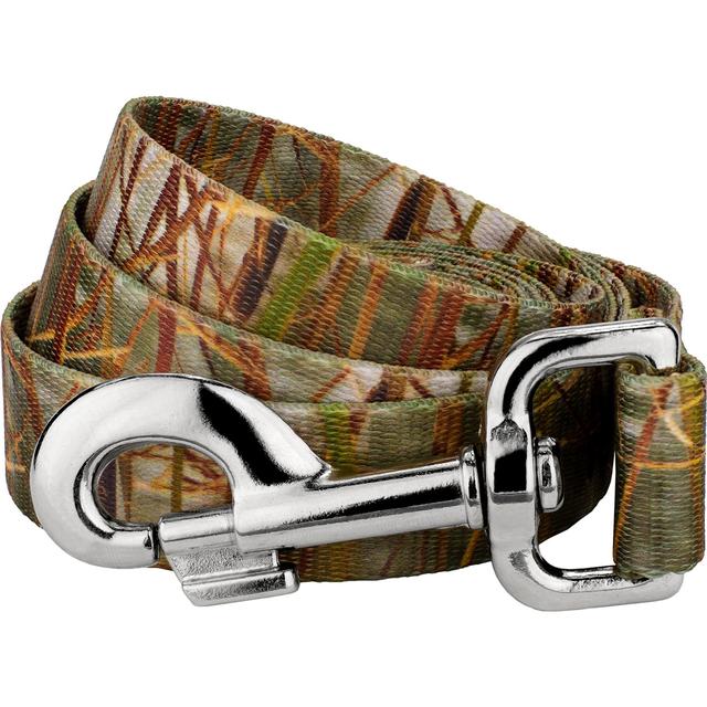 Country Brook Petz Waterfowl Camo Dog Leash, Green, Large: 6-ft long, 1-in wide