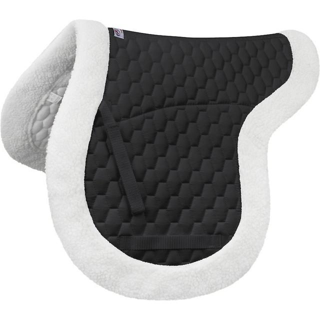 Derby Originals AP Fleece Padded Contour English Saddle Pad, Black