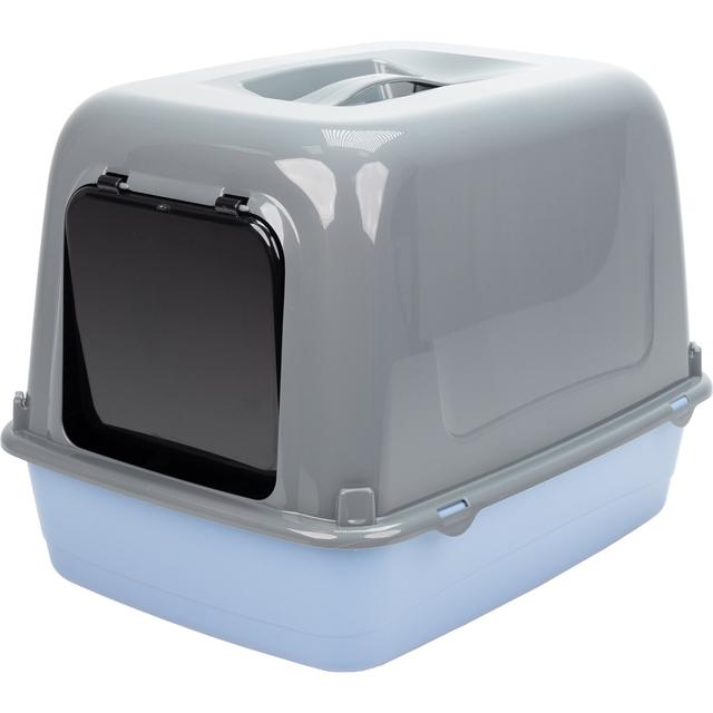Ferplast Ariel Hooded Litter Box, Grey