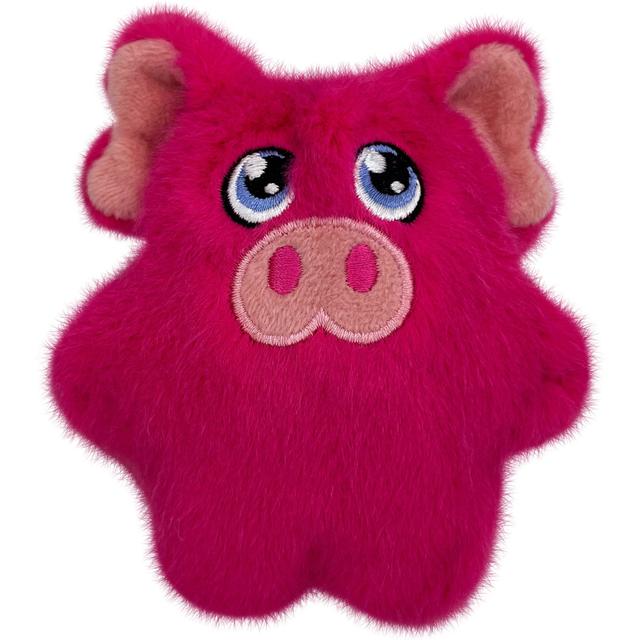 KONG Snuzzles Mini Pig Squeaky Dog Plush Toy, Pink, X-Small