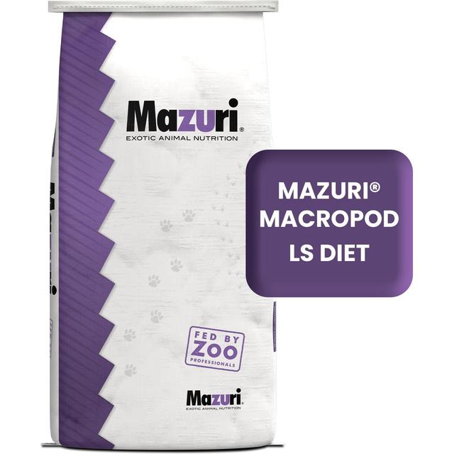 Mazuri Macropod LS Low Starch Kangaroo & Wallaby Feed, 40-lb bag