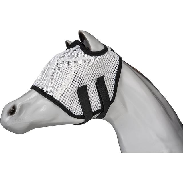 Tough1 Miniature Horse Fly Mask without Ears, White, Medium