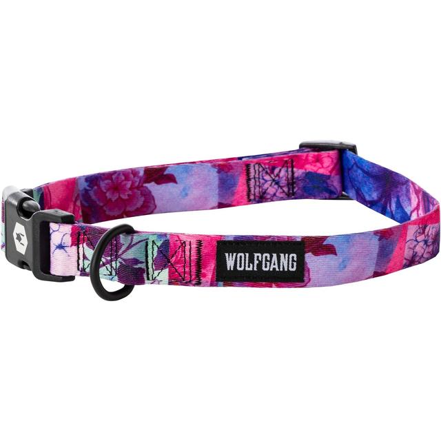 Wolfgang Heavy Duty Daydream Adjustable Dog Collar with Quick Release, Large: 18 to 26-in neck, 1-in wide