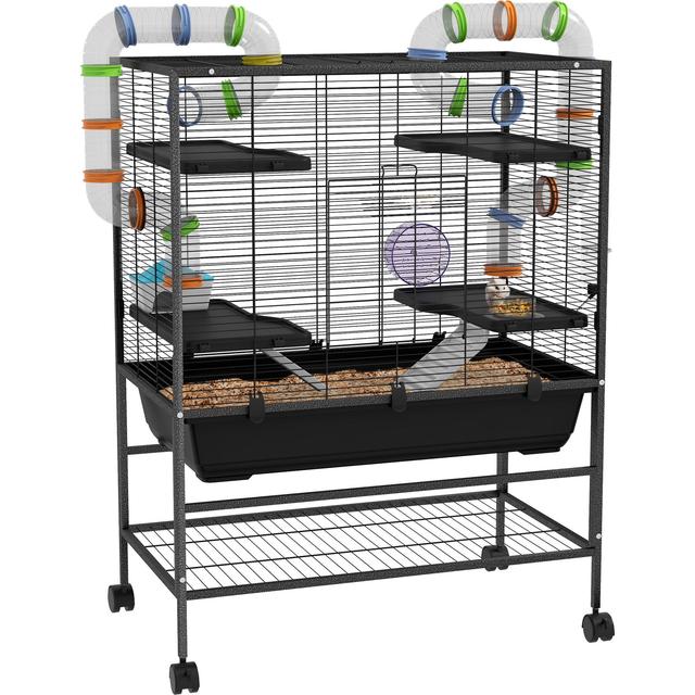 PawHut Wheeled Hamster Cage