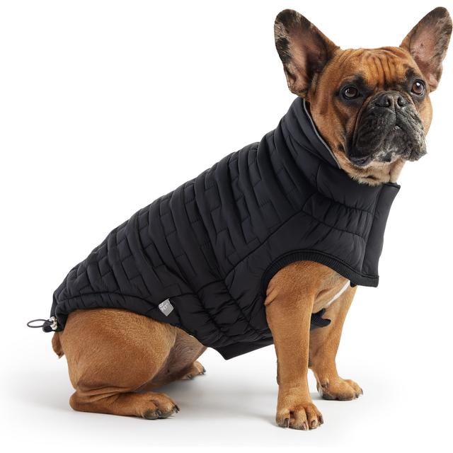 GF Pet Reversible Chalet Dog Jacket, Black, XXX-Large