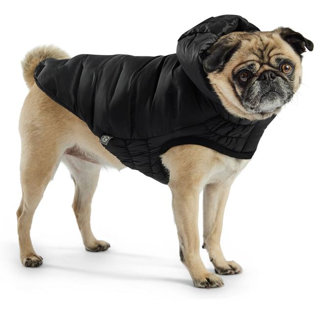 GF Pet Cloud Dog Parka, Black, Small