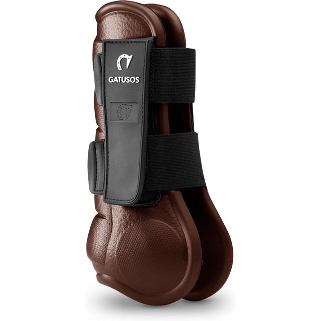 Gatusos by ThinLine Deluxe UltraLight Front Horse Boot, Brown, Large