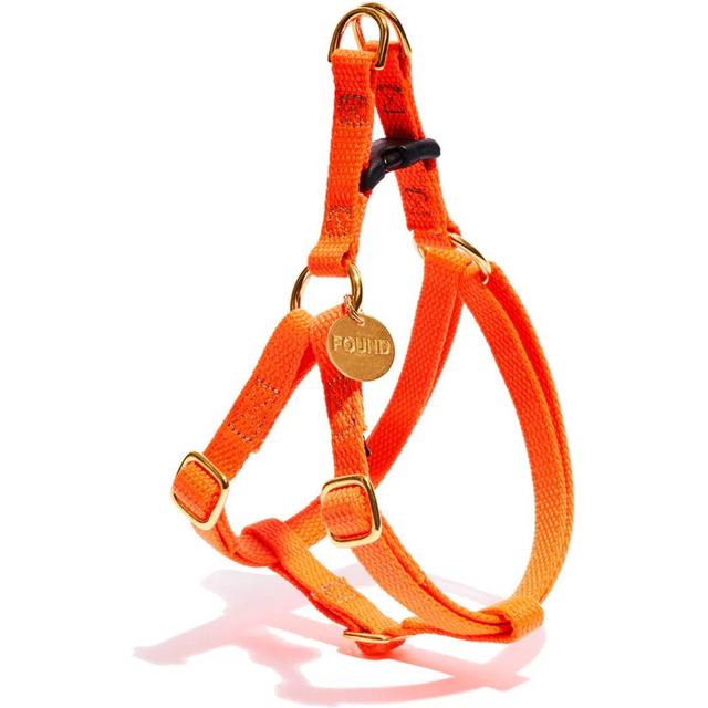 Found My Animal Reflective Step In Dog & Cat Harness, Orange, Large: 19.5 to 30-in chest