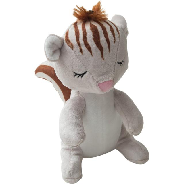 Snugarooz Shea the Squirrel Squeaky Dog Plush Toy, Brown