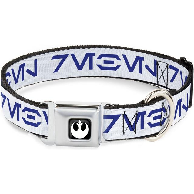 Buckle-Down Star Wars Aurebesh Rebel Dog Collar, Large: 20 to 31-in neck, 1.5-in wide