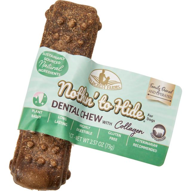 Fieldcrest Farms Nothin' to Hide Dental Wave Beef 5-in Dog Chews, 1 count