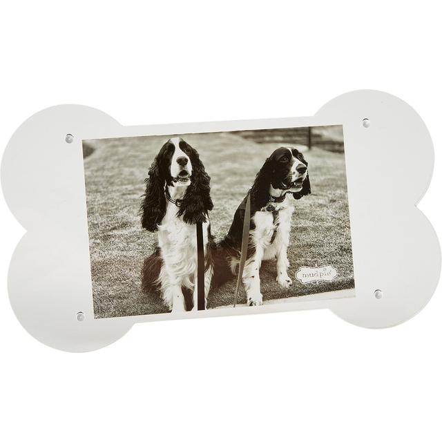 Mud Pie Bone Acrylic Dog Picture Frame