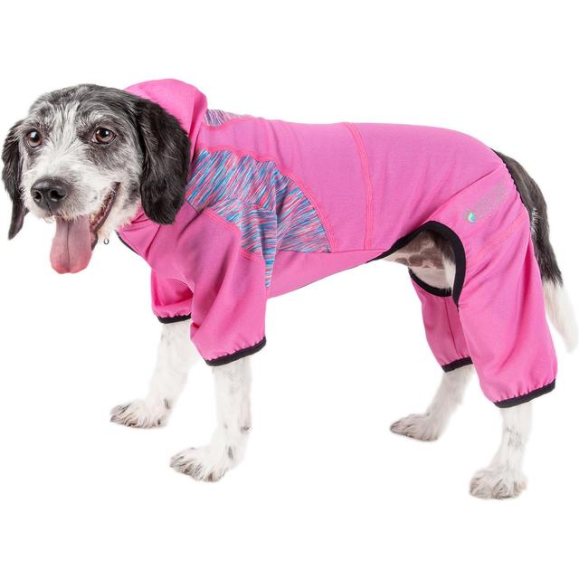 Pet Life Active Pawsterity Dog Hoodie, Pink, Small