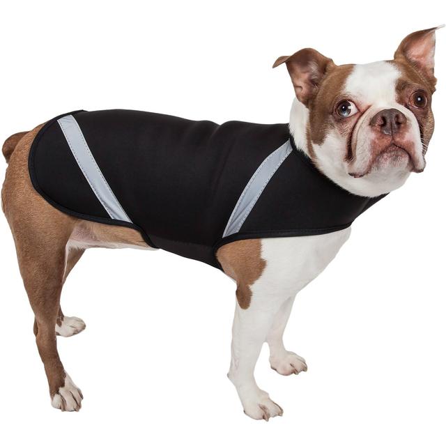Pet Life Multi-Purpose Protective Shell Dog Coat, Black, Large