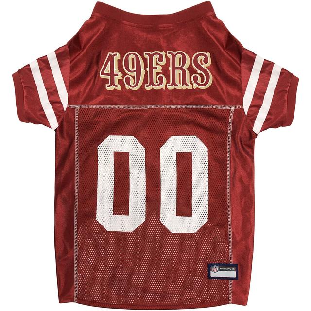 Pets First NFL Dog & Cat Jersey, San Francisco 49ers, Large