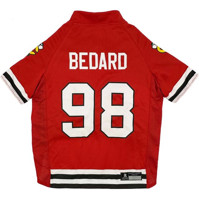 Pets First NHL Player Dog Jersey, Large, Connor Bedard
