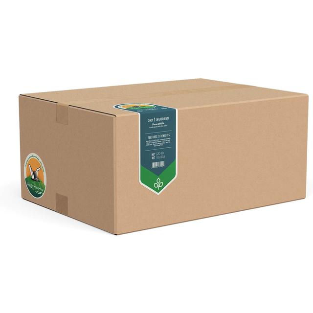 Rabbit Hole Hay Ultra Premium Hand-Packed Alfalfa for Small Pets, 20-lb box