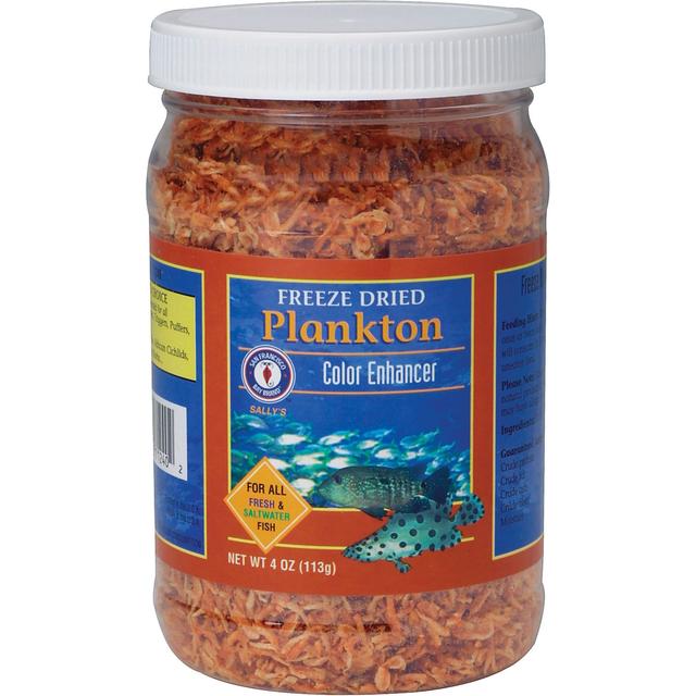 San Francisco Bay Brand Freeze-Dried Plankton Fish Treats, 4-oz jar
