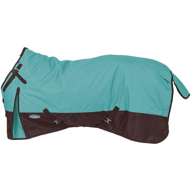 Tough1 600D Turnout Blanket with Snuggit, Turquoise, 72-in