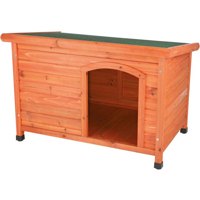 TRIXIE Natura Classic Dog House with Weatherproof Finish, Elevated Floor, Large