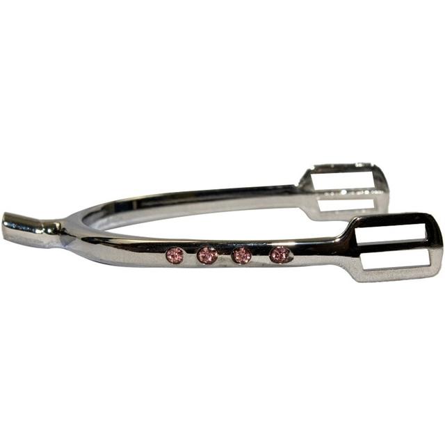 TuffRider Bling Horse Spurs, Silver, 15-in