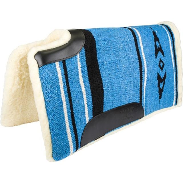 TuffRider Phoenix Large Acrylic Western Horse Saddle Pad, Aqua