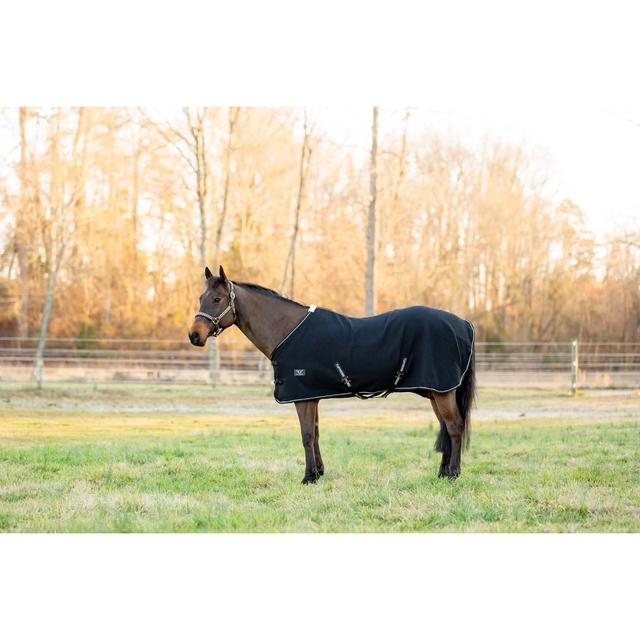 TuffRider Waffle Weave Standard Neck Horse Cooler Sheet, Black, 81-in