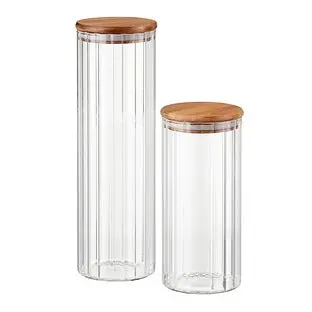50.7 oz. Fluted Glass Canister