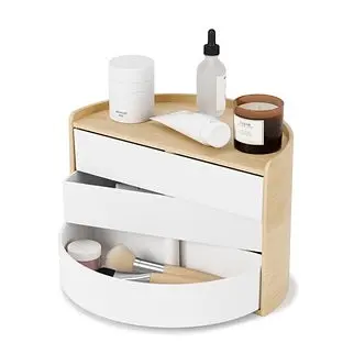 Umbra® Moona Storage Box White / Natural