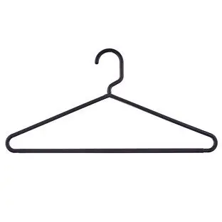 Heavy-Duty Tubular Hangers Black Pkg/72