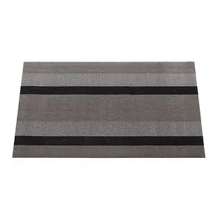 Chilewich® Bold Stripe Doormat Silver