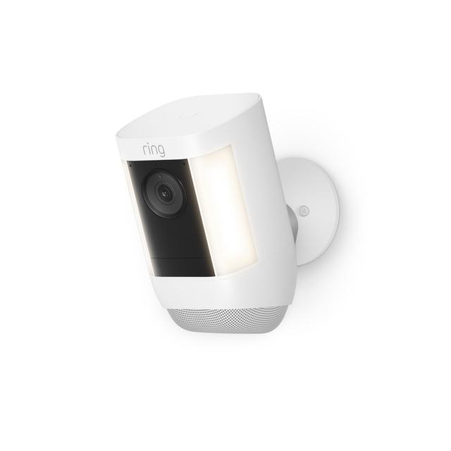 Ring Spotlight Cam Pro (Featuring Retinal 2K) Battery in White | Pack of 1