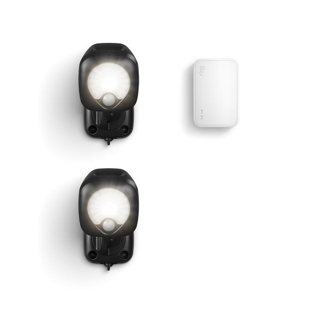 Ring Smart Lighting Spotlight Battery + Bridge (for 2nd Generation) in Black