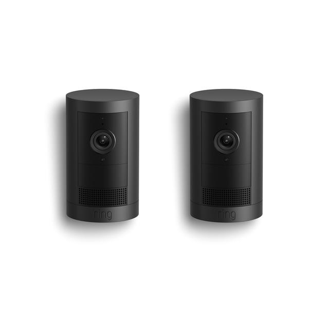 Ring Outdoor Cam Plus (Featuring Retinal 2K) Battery in Black | Pack of 2