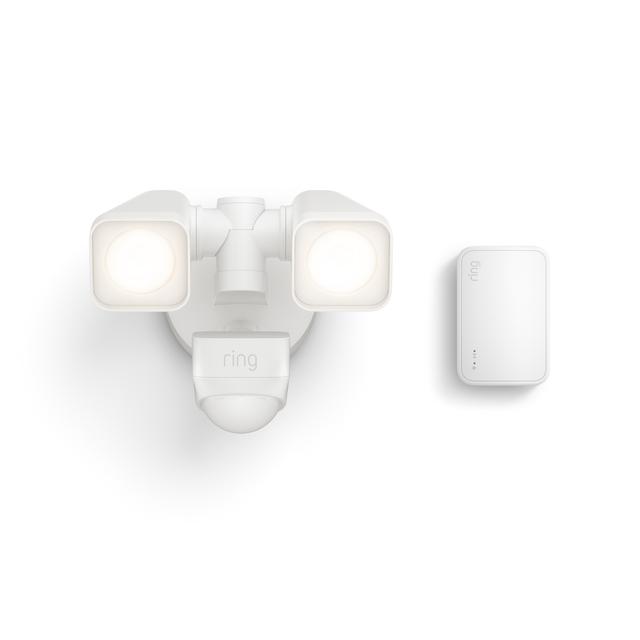 Ring Smart Lighting Floodlight Wired + Bridge (for 2nd Generation) in White