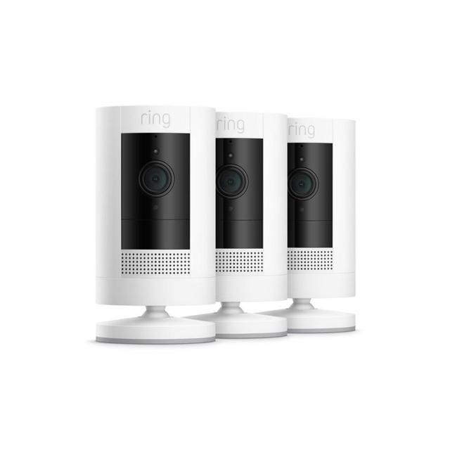 Ring Outdoor Cam Battery in White | Pack of 3