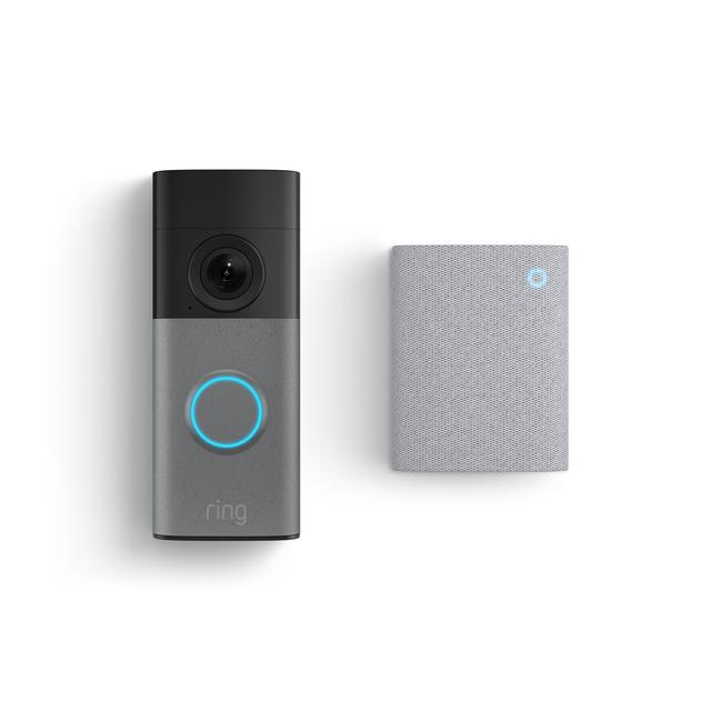 Ring Wired Doorbell (for 2nd Generation) + Chime (3rd Generation) : Speckled Grey in Speckledgray