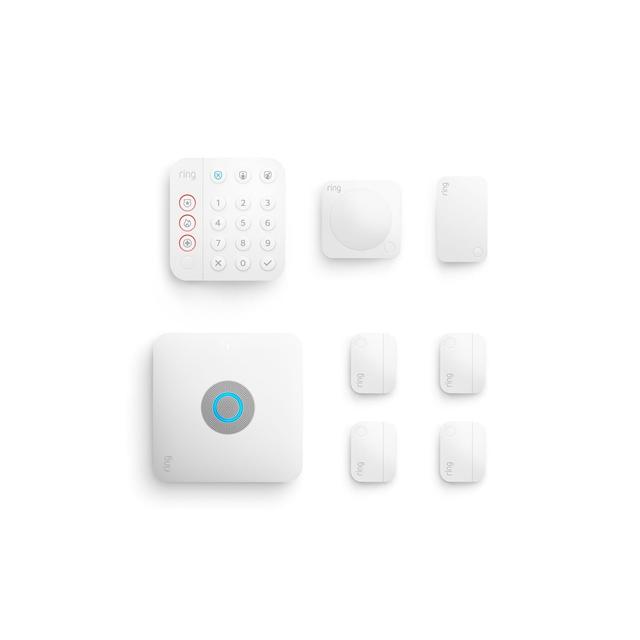 Ring Alarm Pro Security Kit, 8-Piece (with built-in eero Wi-Fi 6 router) in White