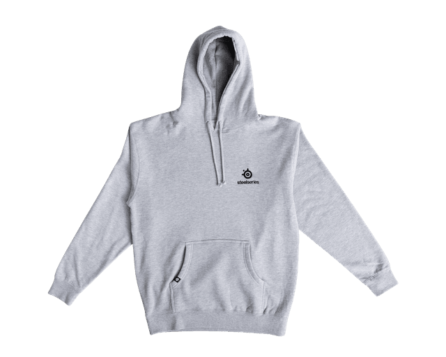 Sudadera con capucha para hombre: Gris: XXL