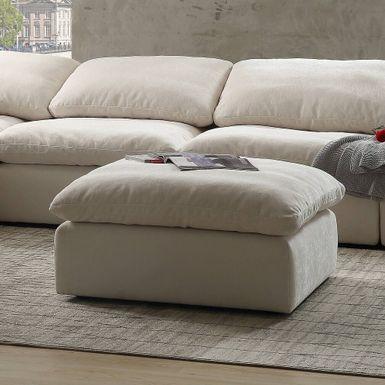 ACME Naveen Modular - Ottoman, Ivory Linen
