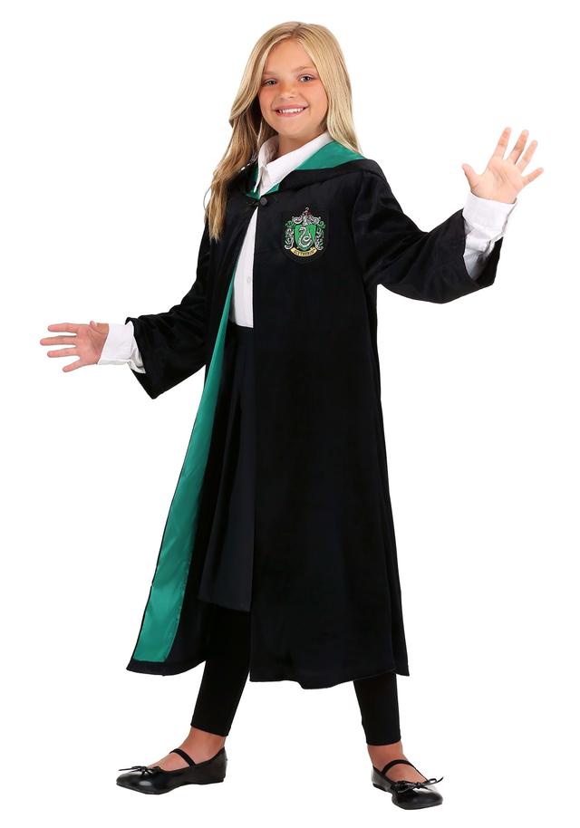 Harry Potter Deluxe Kid's Slytherin Costume Robe | Kid's Harry Potter Costumes